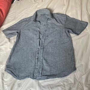 The Hundreds Grey Button Down